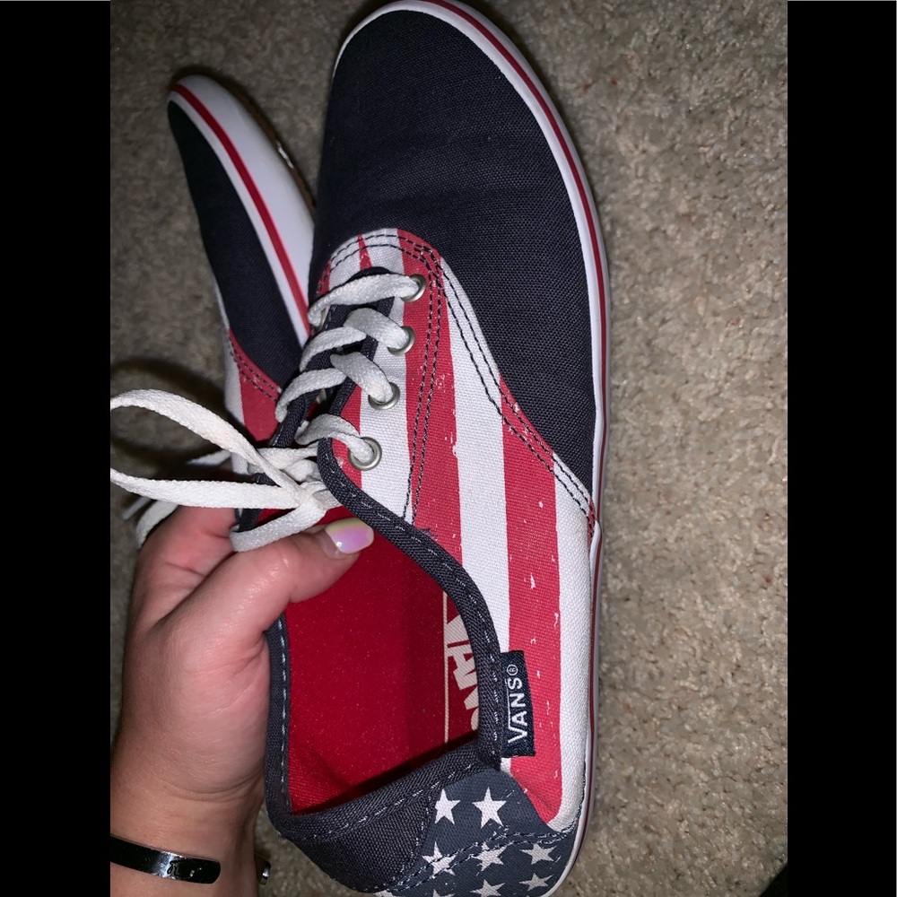 American Flag Vans
